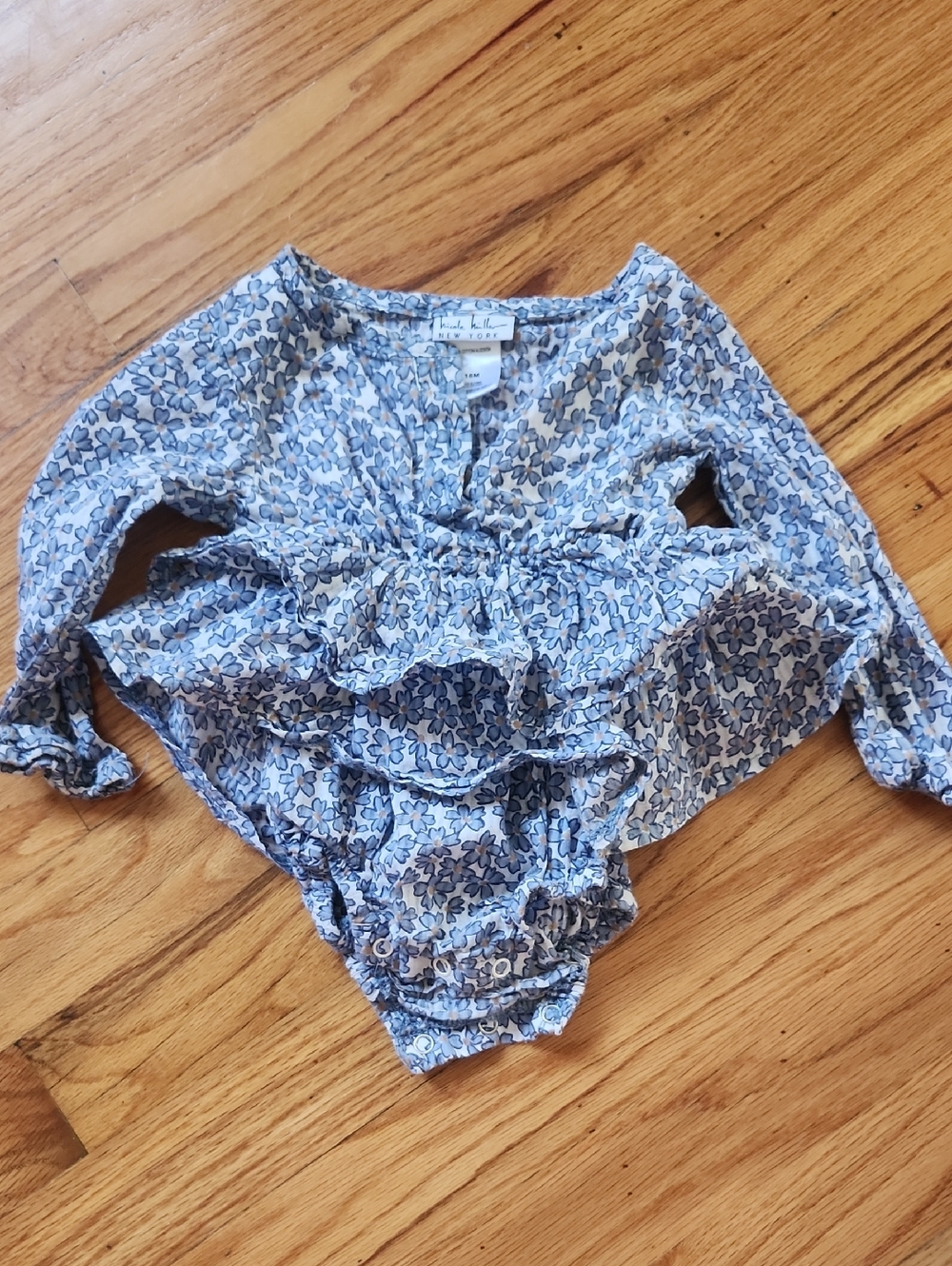 Nicole Miller Floral Blouse 18M